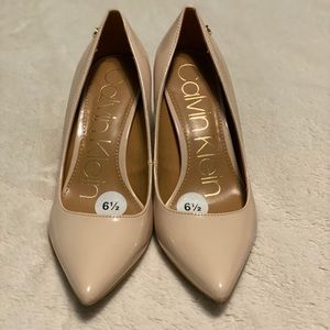 Calvin Kline Nude High Heels